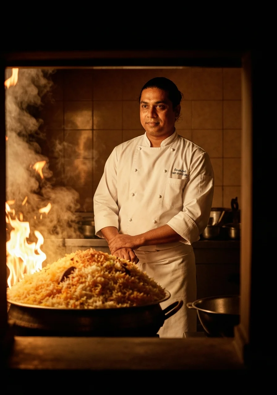 Ustad Riyaz Ahmed, Head Cook at Hashtag since 2015